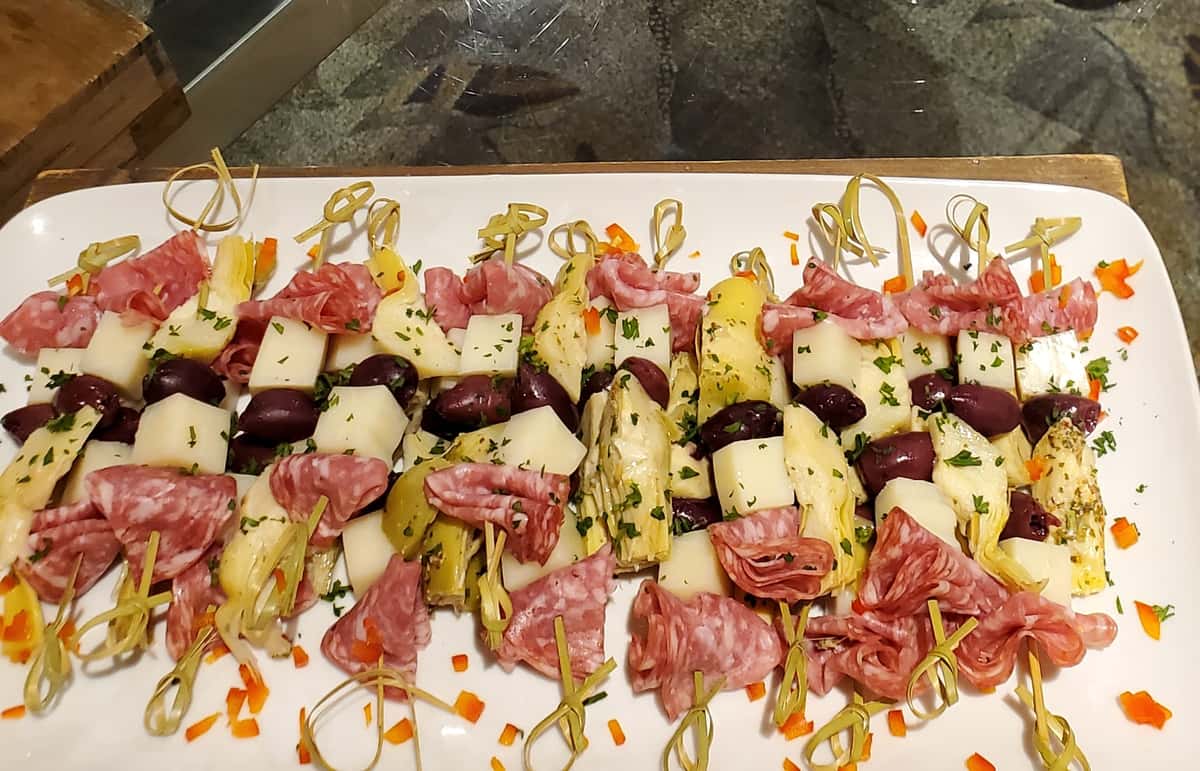 Antipasto Skewer Bridges Catering Caterer in Edmonton, AB