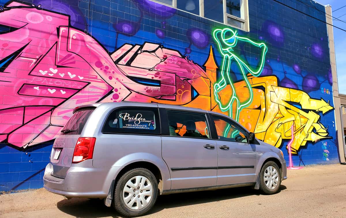 Van and Community Graffiti