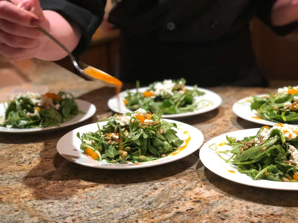 Plated Dinner Salad