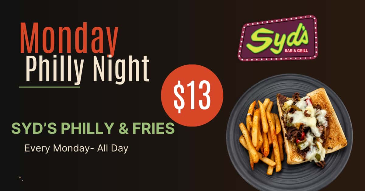 Philly & French Fry Special 13$