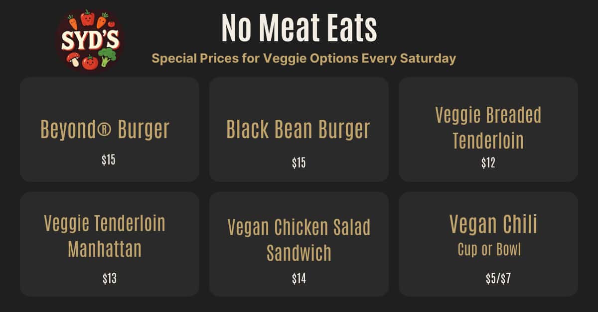 vegetarian menu