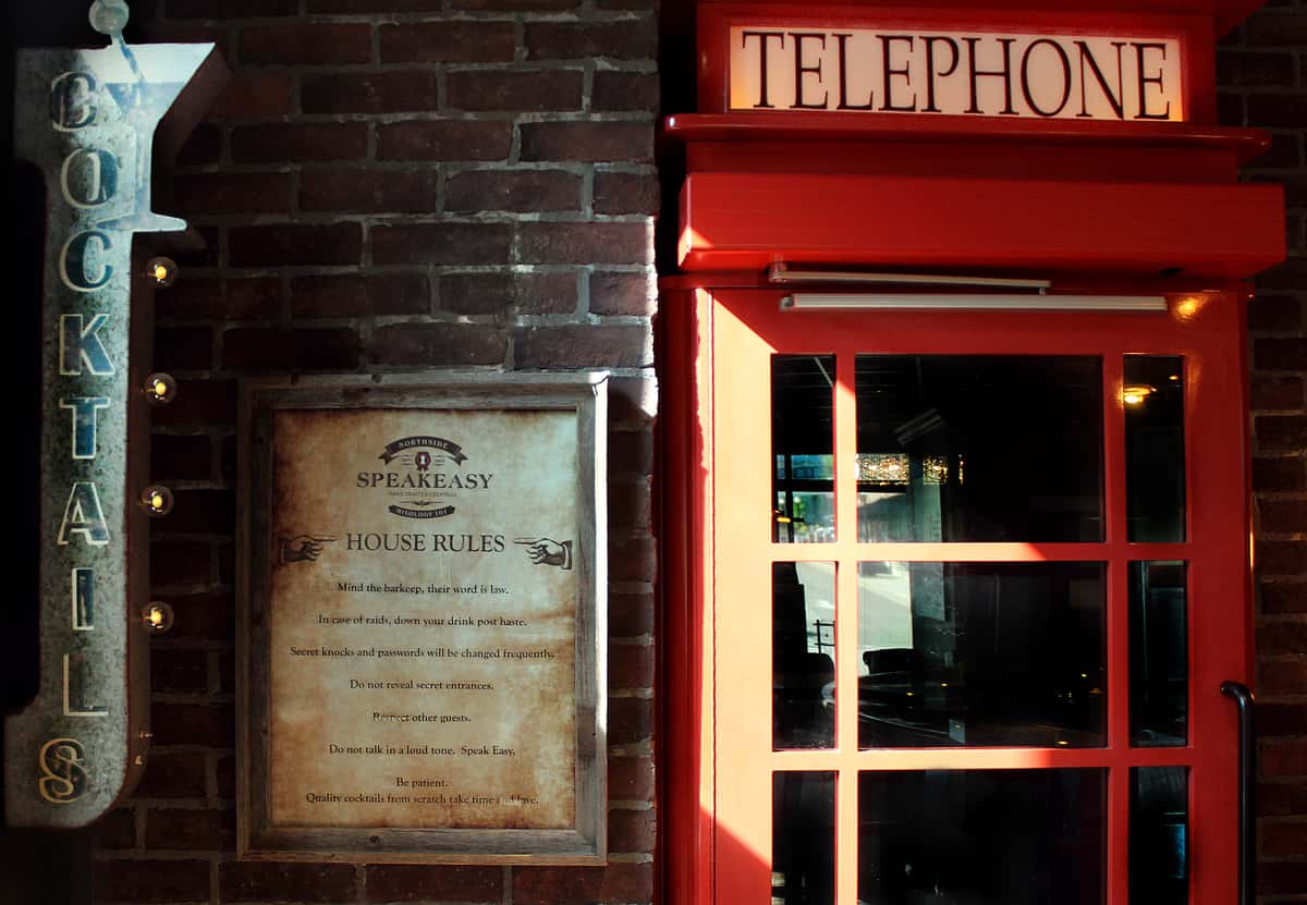Entrance to Speakeasy