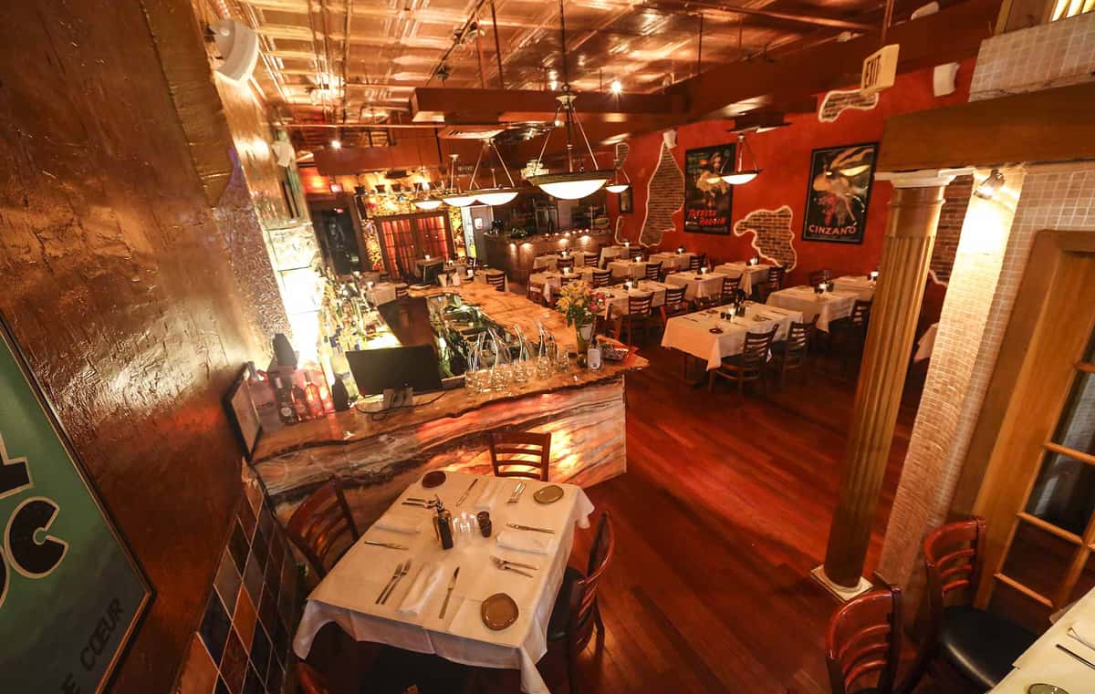 dining room view