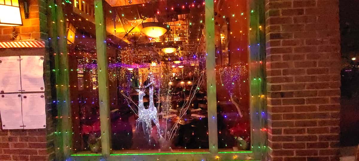 View of the dining-room From outside