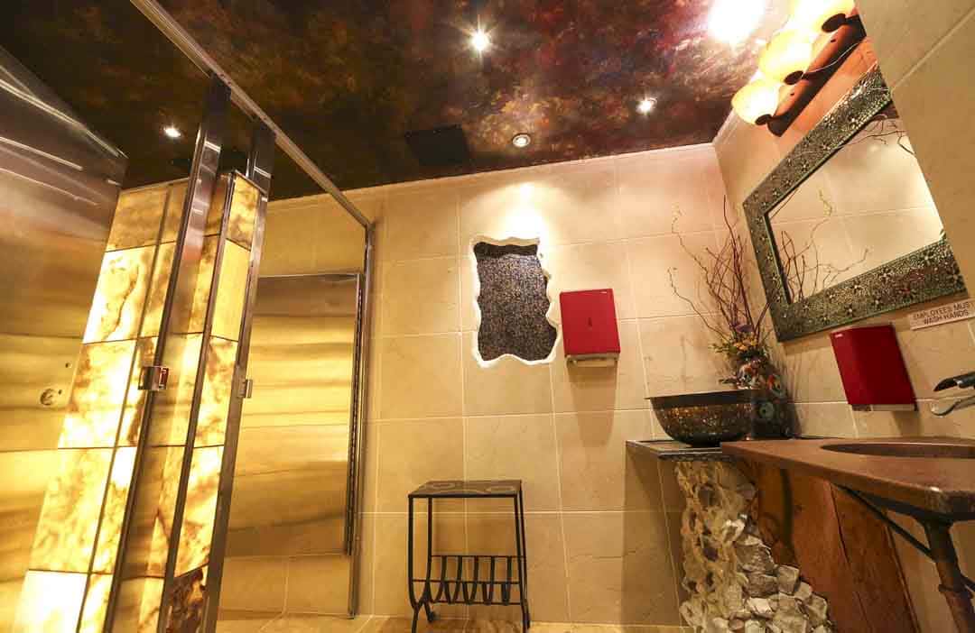 Full view bathroom
