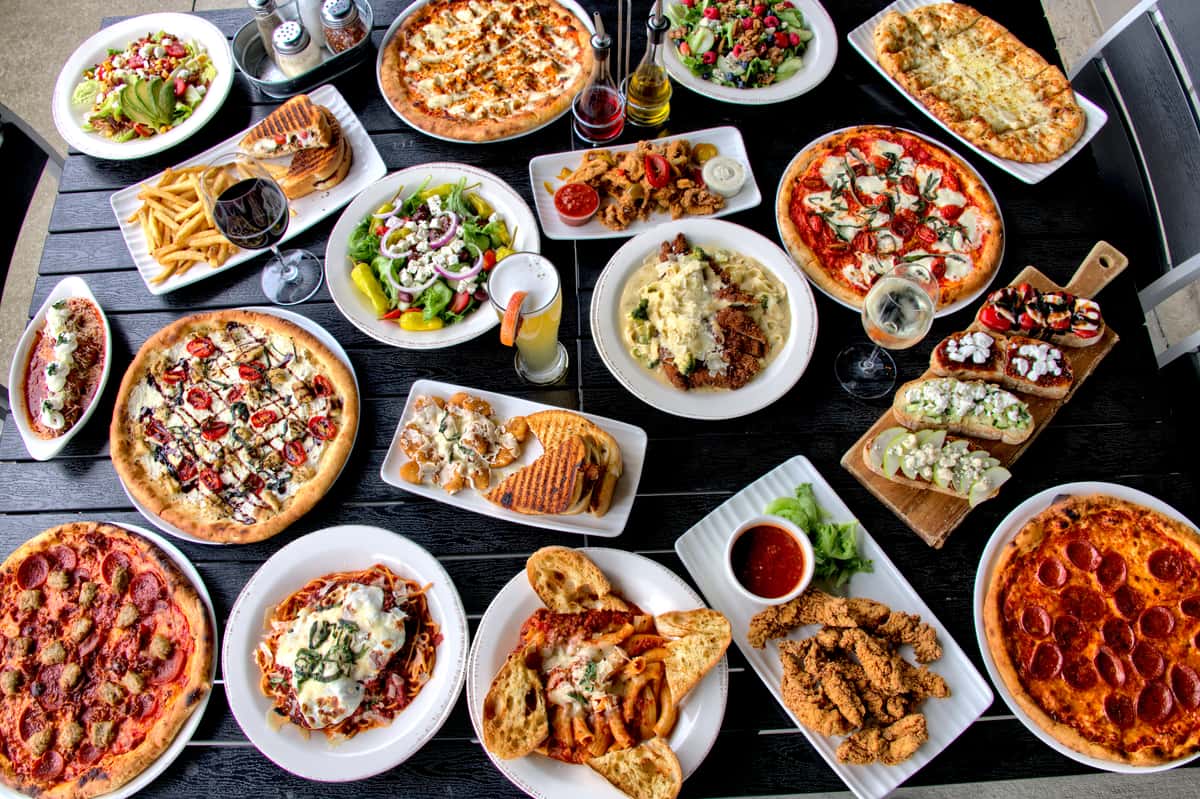 spread of dishes