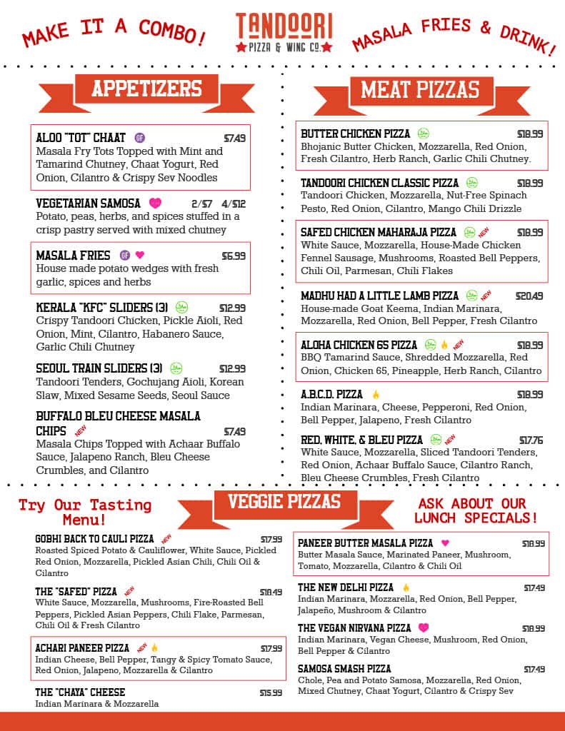 Front Menu