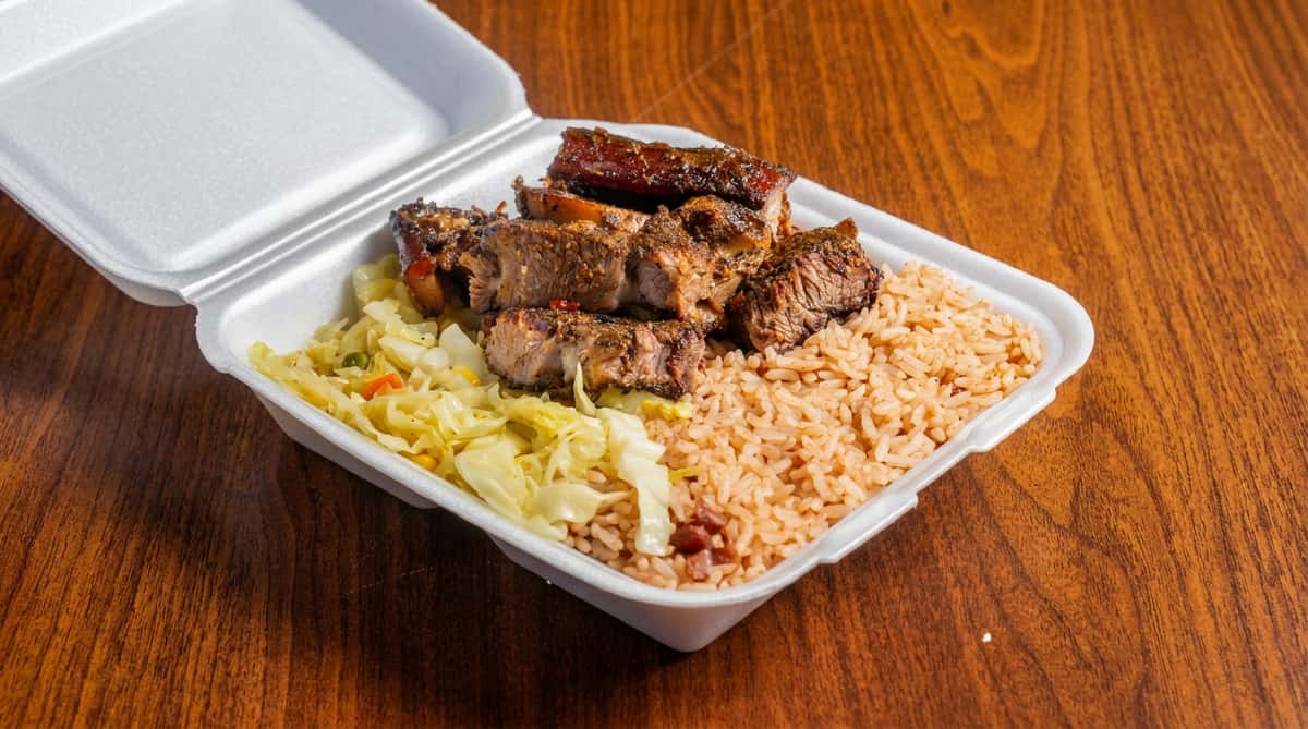 jerk pork rice