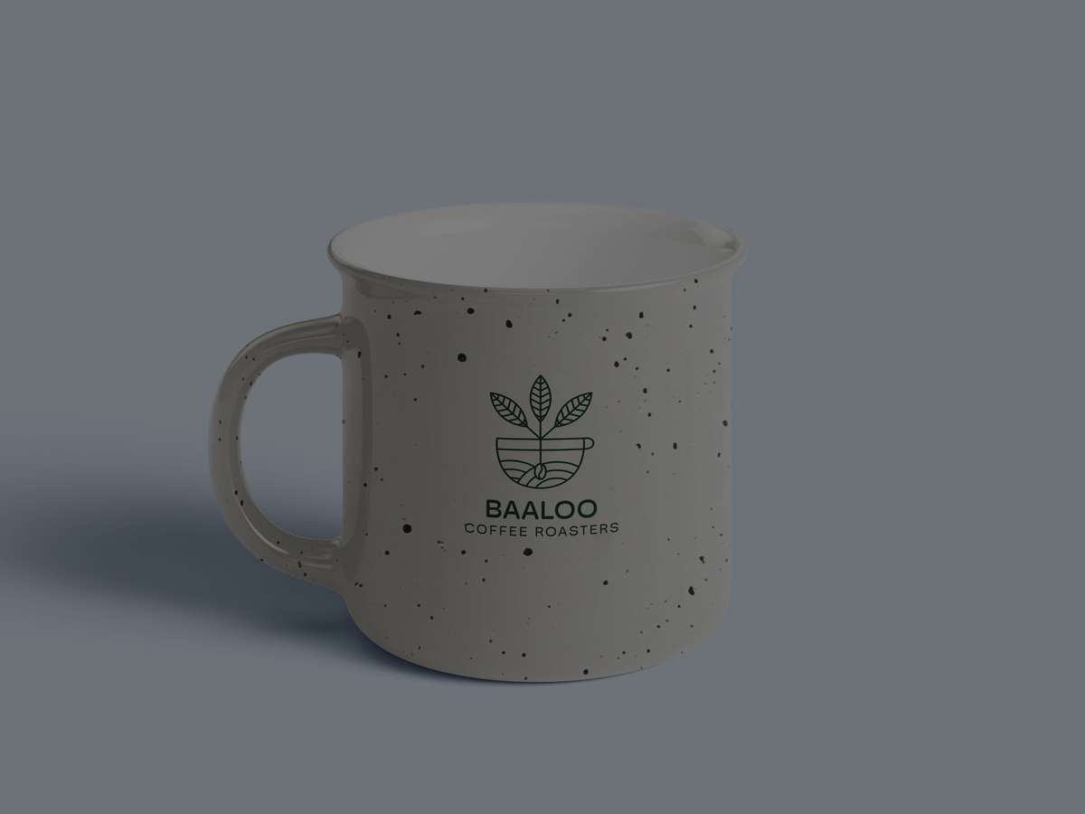 ceramic speckled mug