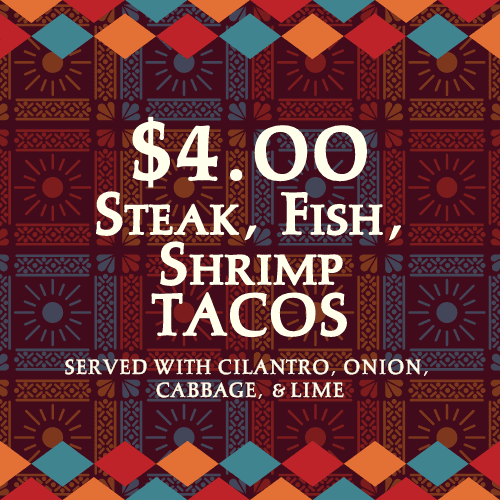 four dollar tacos