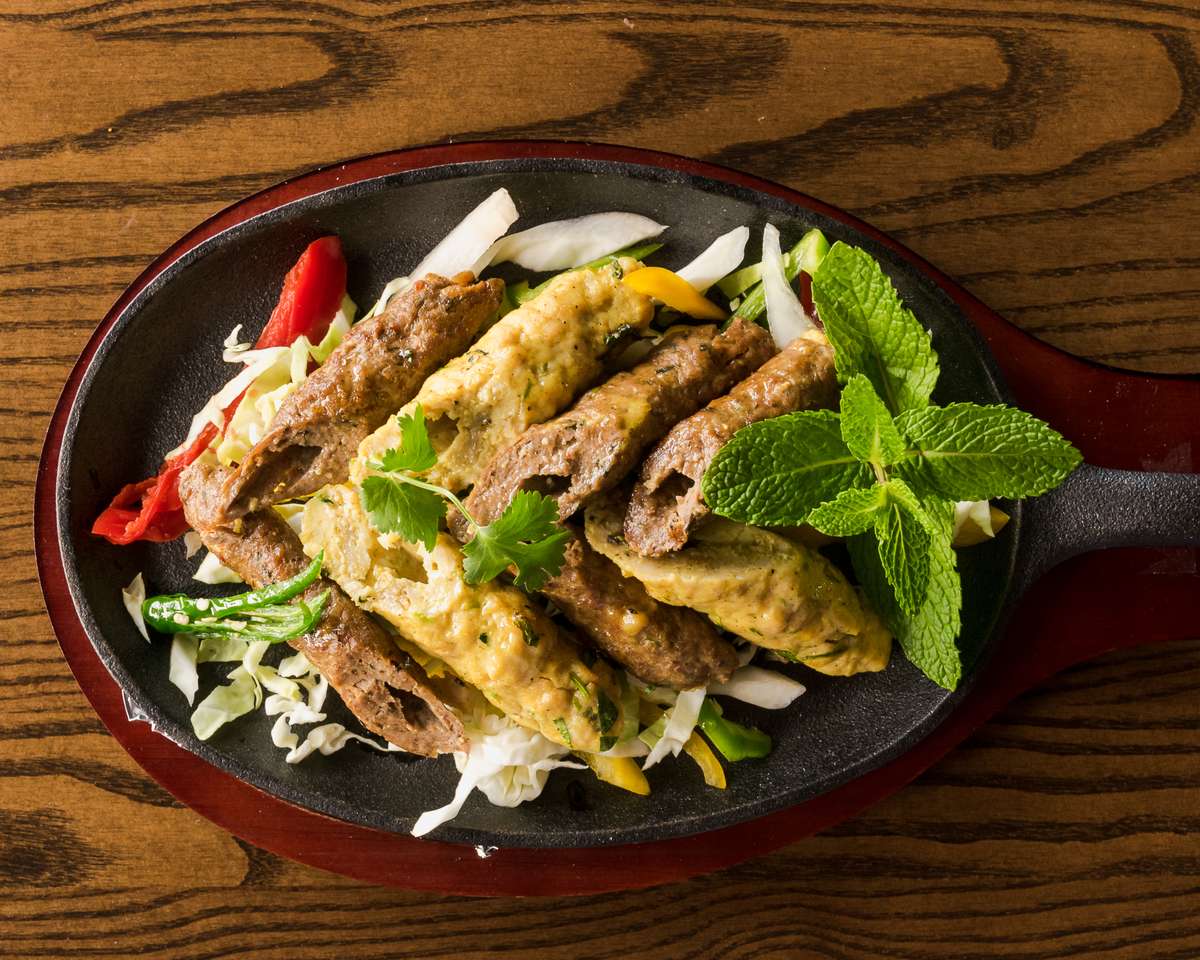 Chicken Gilafi Seekh Kebab Seekhlets Pan Fry Or Air Fry Gilafi