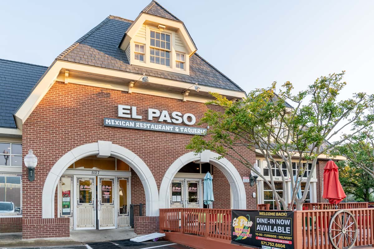 Contact El Paso Mexican Restaurants Mexican Restaurant in VA