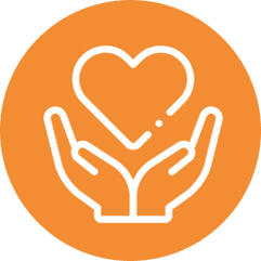 hand and heart icon