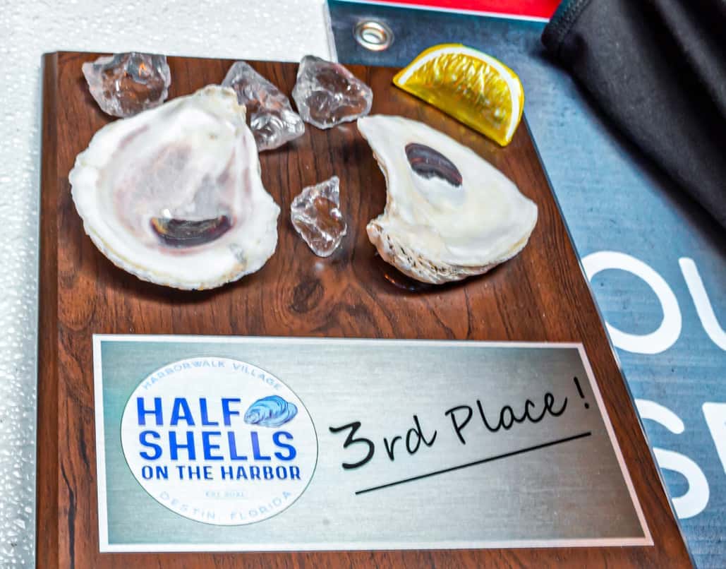 half shell oyster