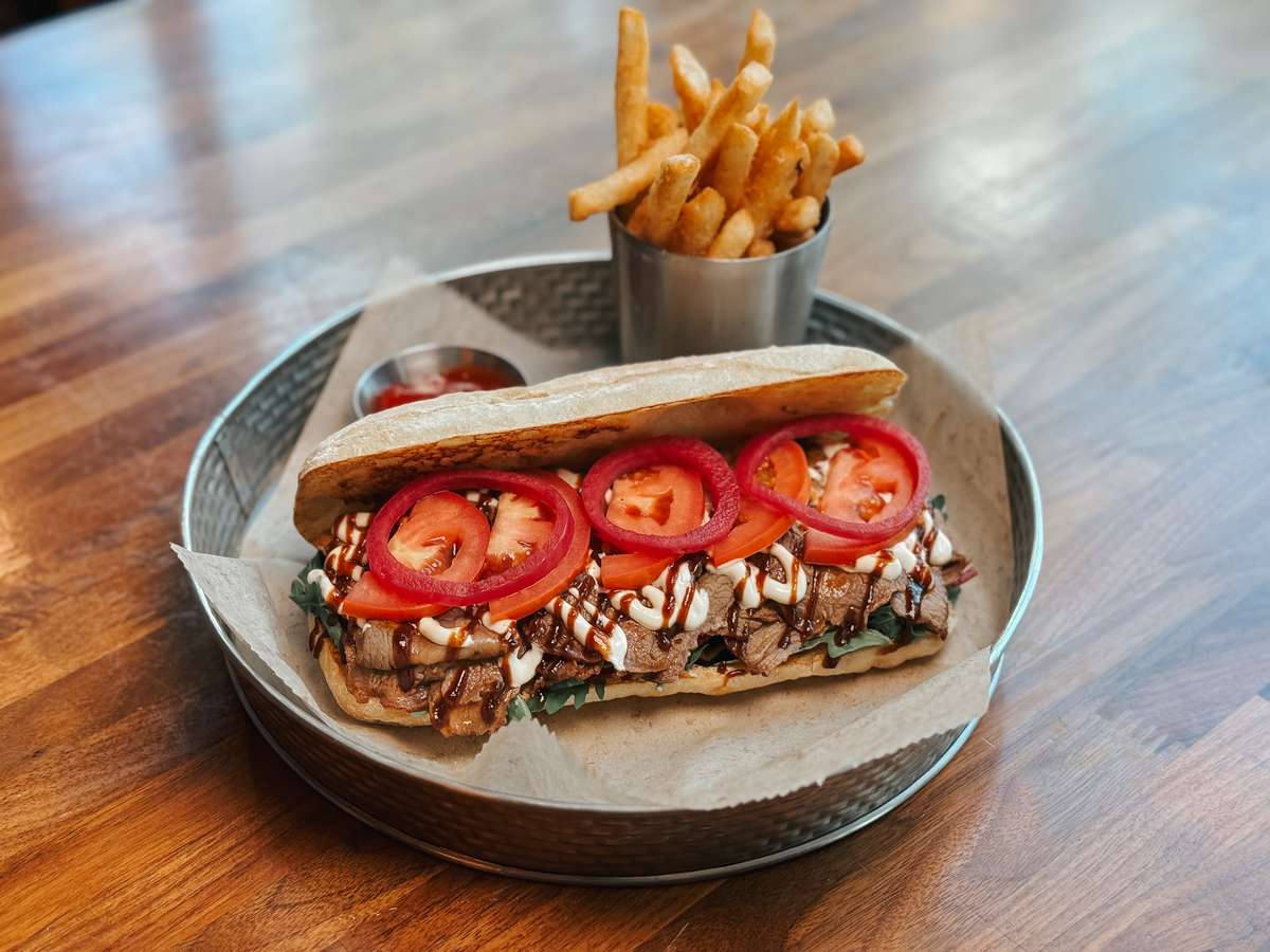 Tri Tip Steak Sandwich @ The Oxford Kitchen Lodi