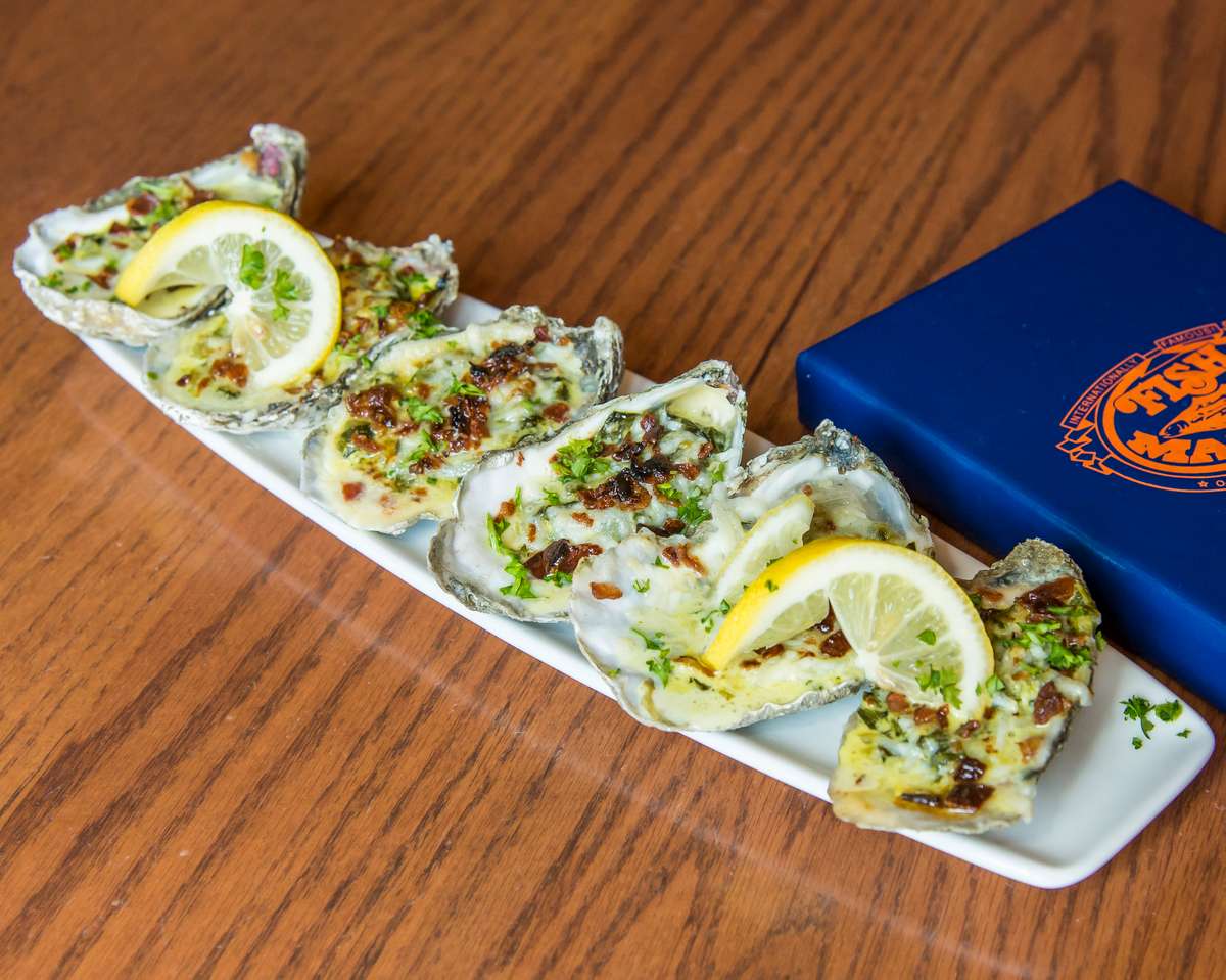 Oysters Rockefeller Menu Fish Market Seafood Restaurant in