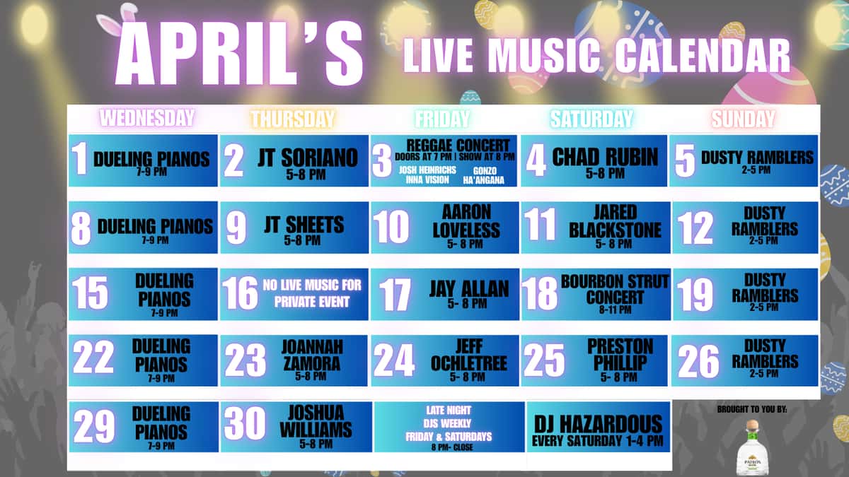 April Live Music