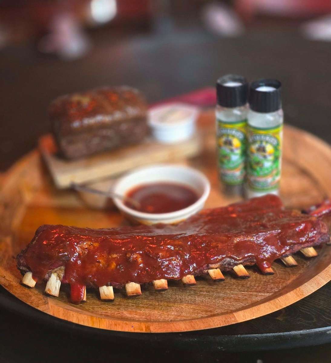 Restaurant Racks Bbq Sauce Rib Rack Southern Bourbon BBQ Sauce, 19