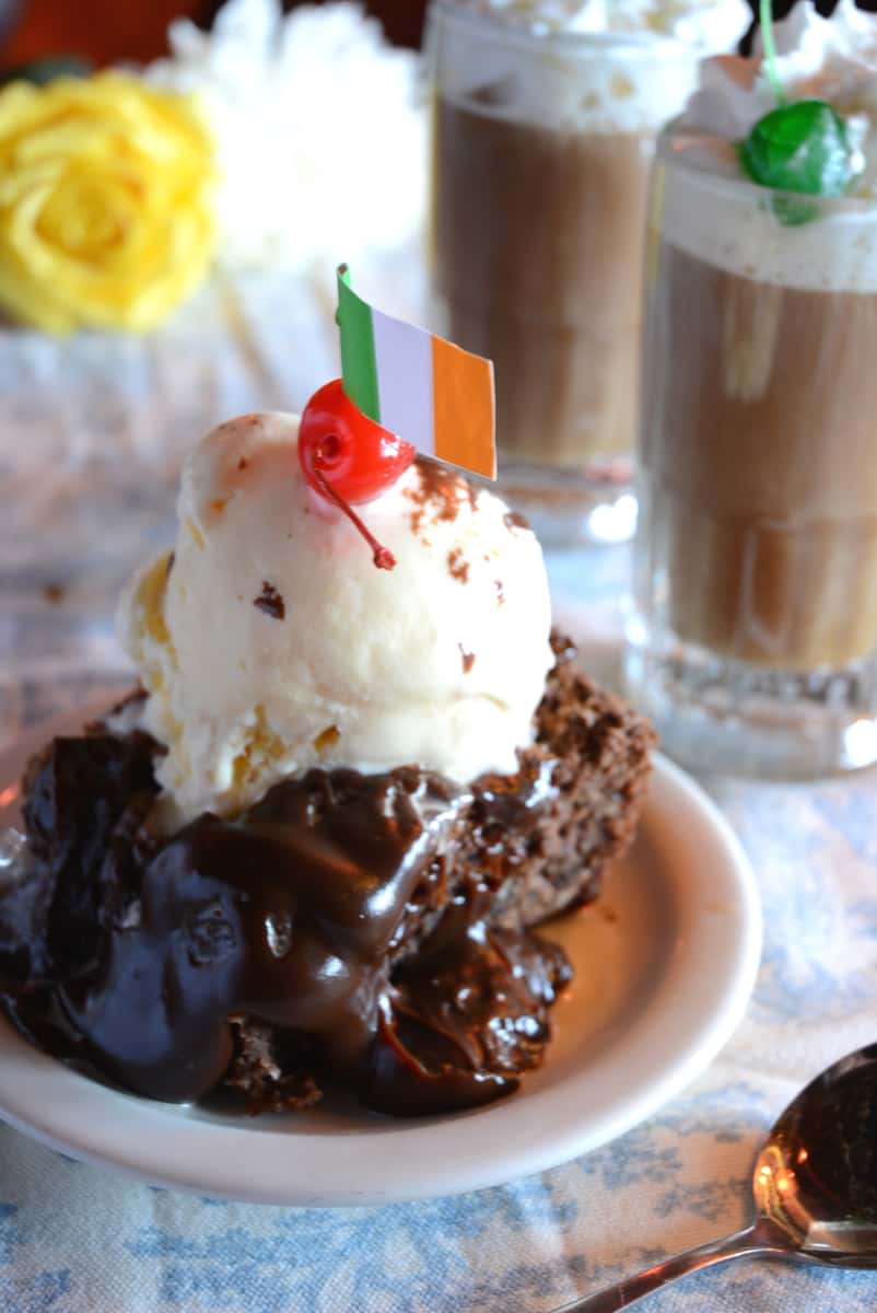 Lucky Chocolate Brownie À La Mode