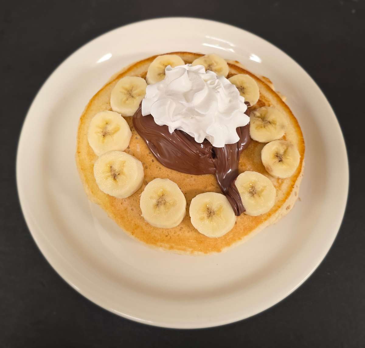 Sample photo of our Nutella Banana Pancakes