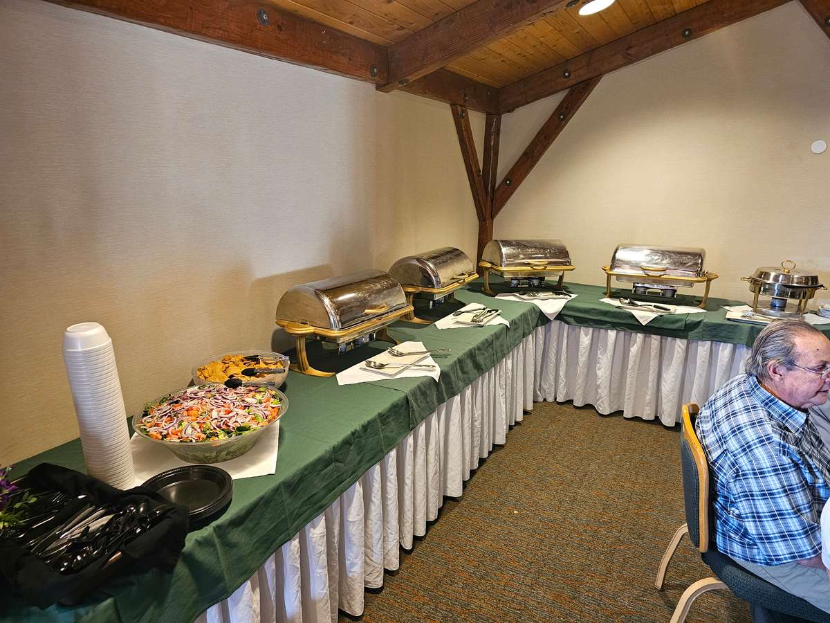 Sample photo of a catering in one of the hotels conference rooms.