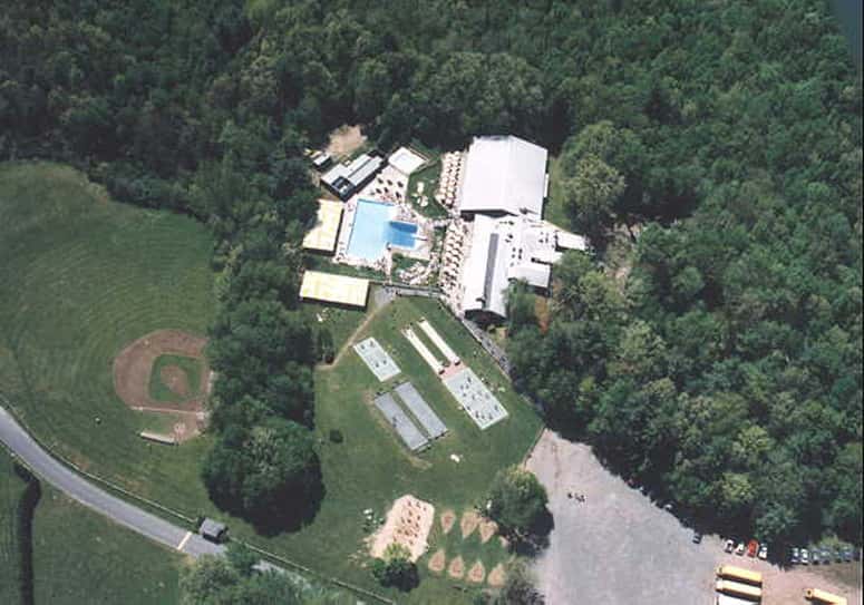 aerial view of high meadow