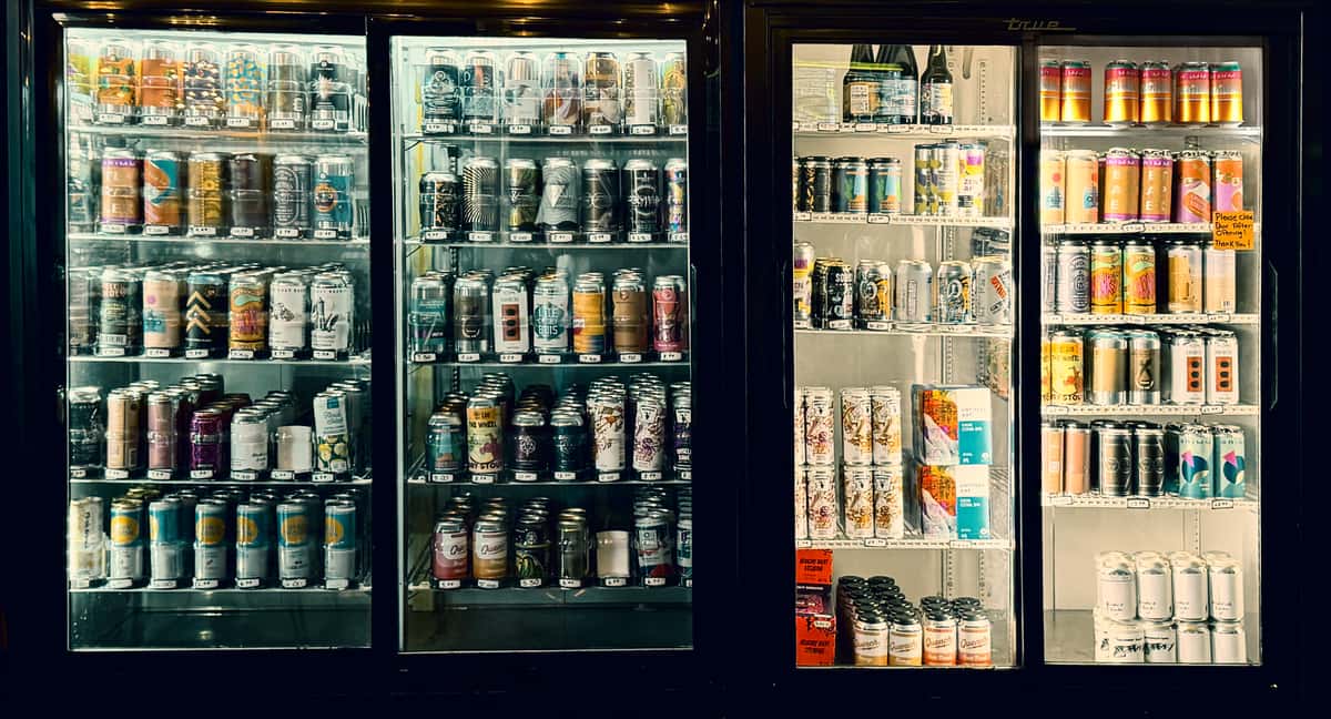 beer cans