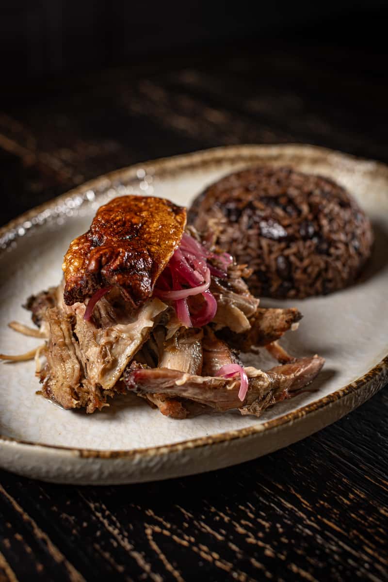 Roasted Pork, sour orange mojo, grilled onions