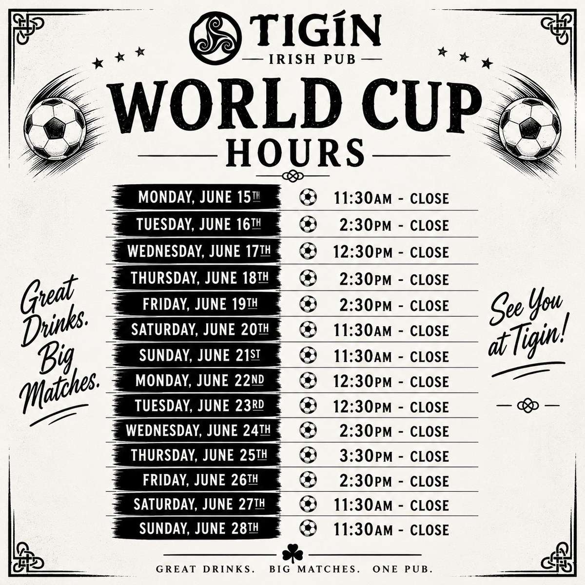 World Cup Schedule