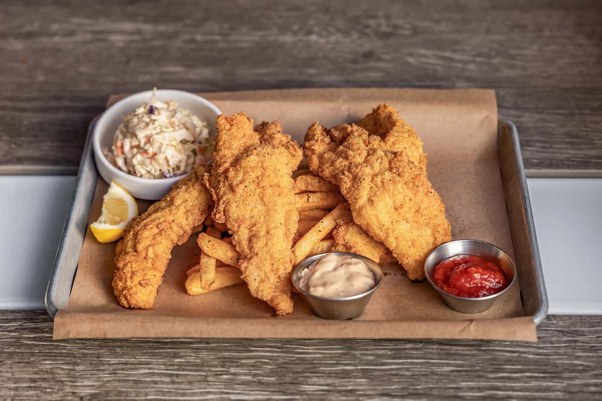 Fried Shrimp Platter Fried Catfish Platter