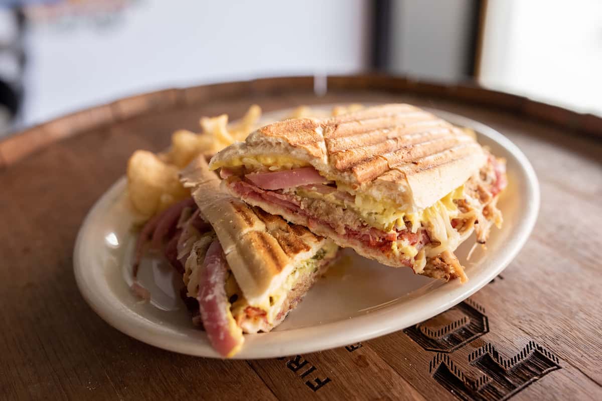 Panini Pork Tenderloin For Cuban Sandwich Pressed Cuban Sandwich