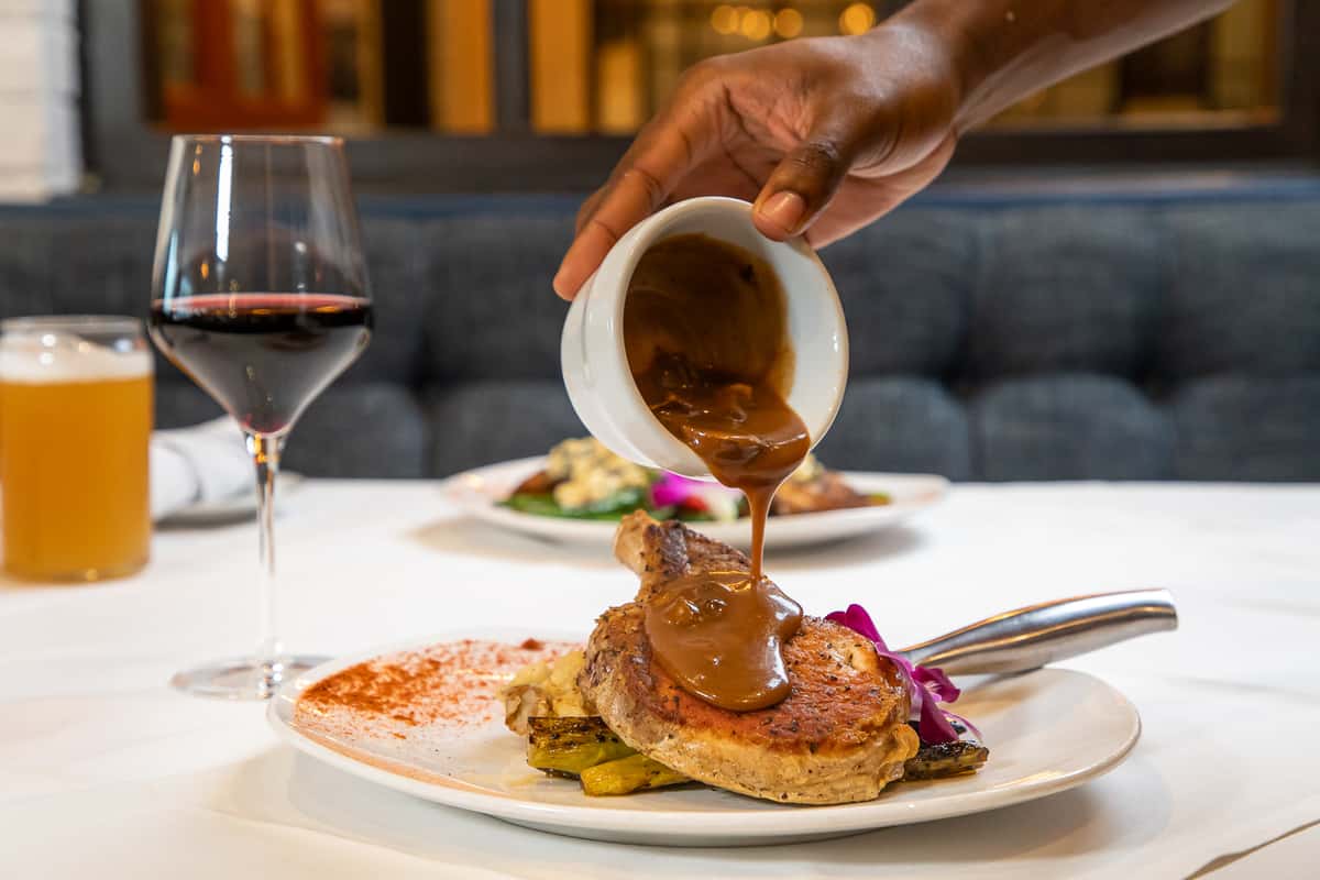 Pork Chop with gravy