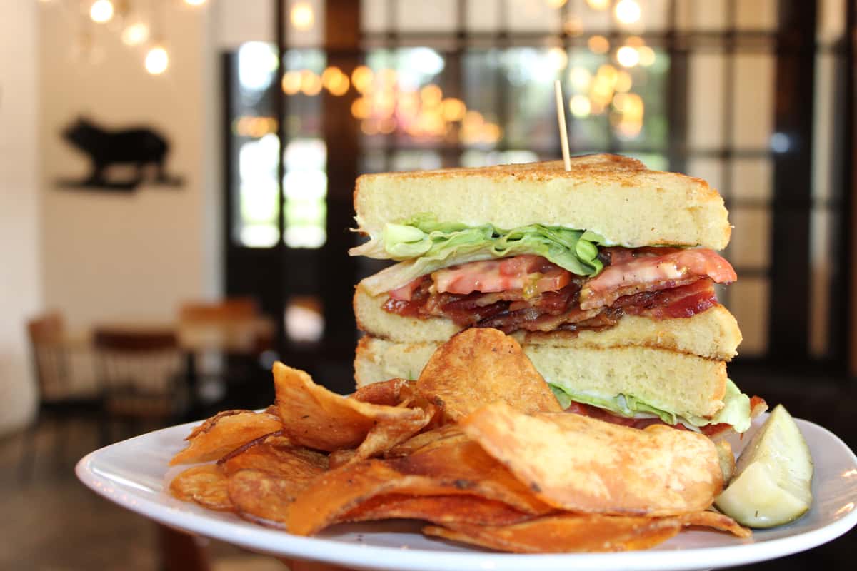 city pork blt sandwich bbq