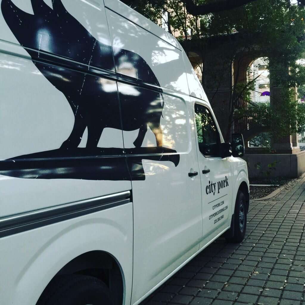 City Pork Catering Delivery Truck
