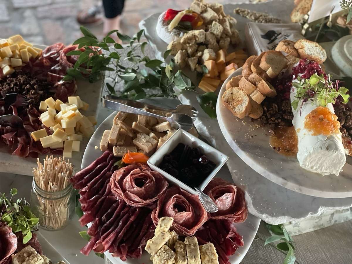 Charcuterie for a wedding