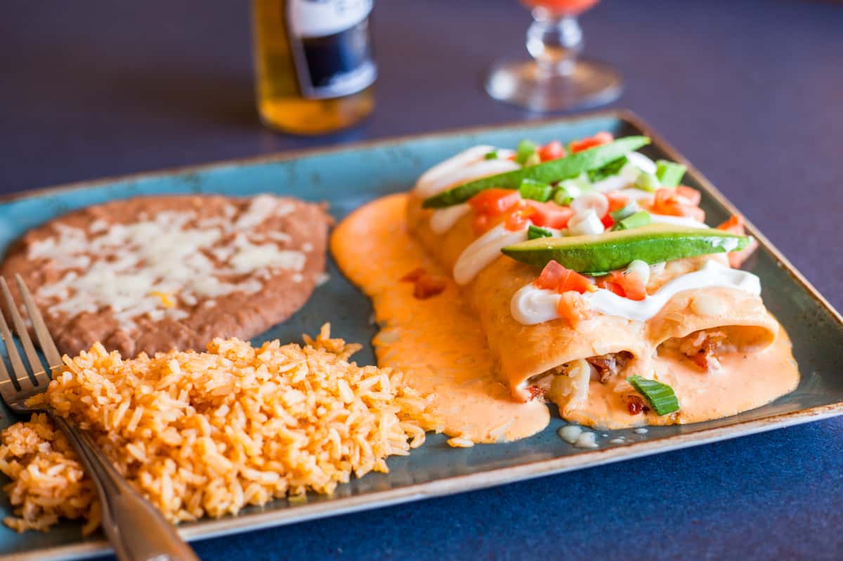 Lobster, Crab or Shrimp Enchiladas Menu Tonala Mexican Restaurant