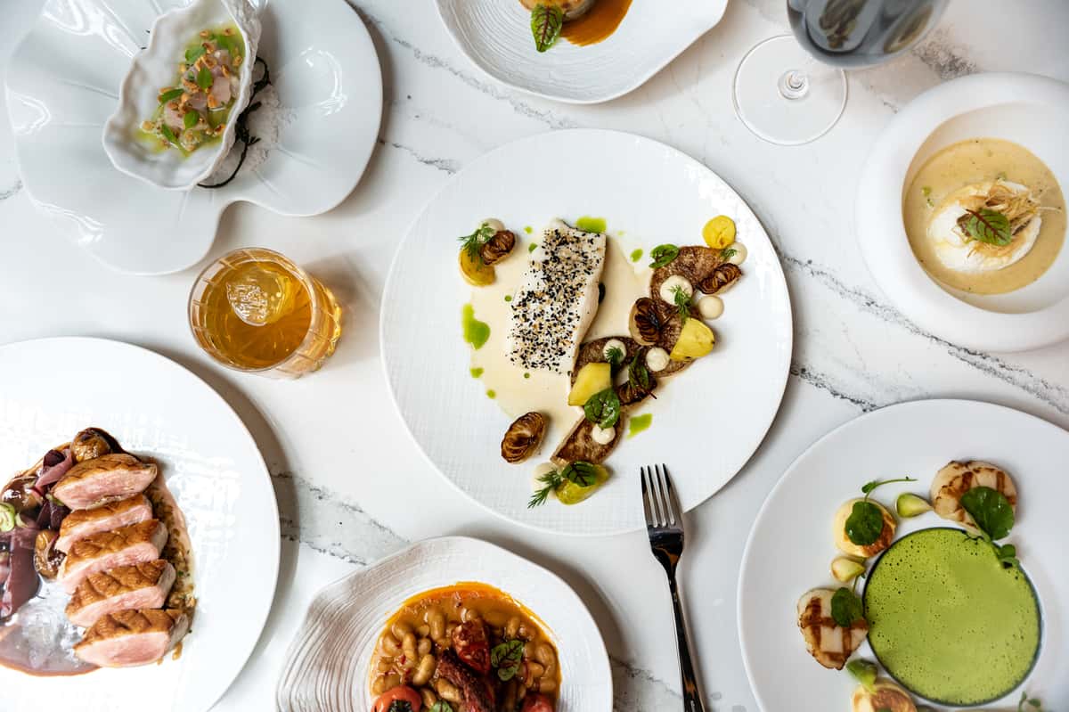 table of food