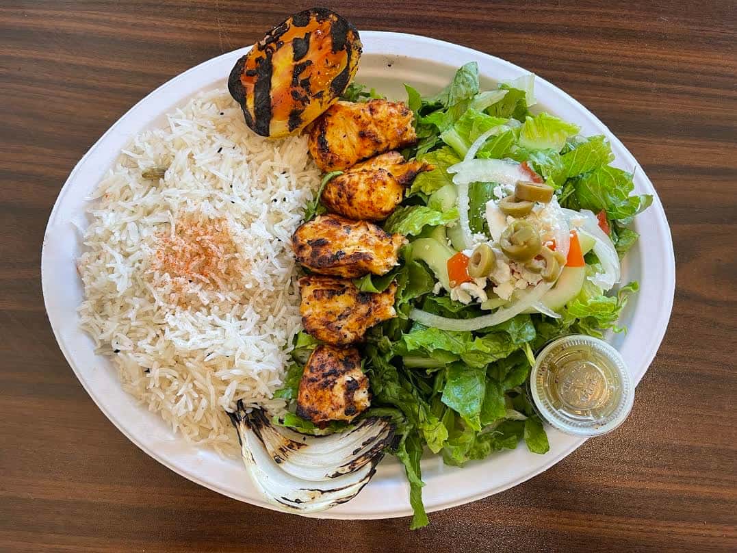 Shish Tawook Platter