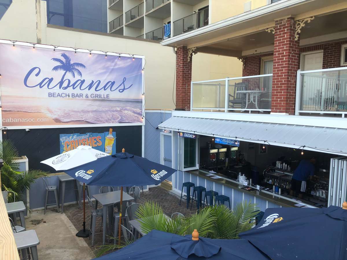 Cabanas Outdoor Bar Area