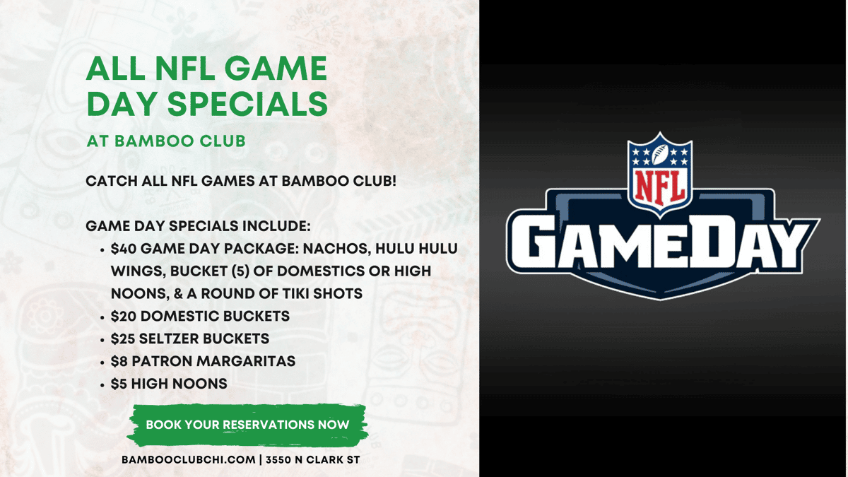 Wrigleyville NFL Game Day Specials