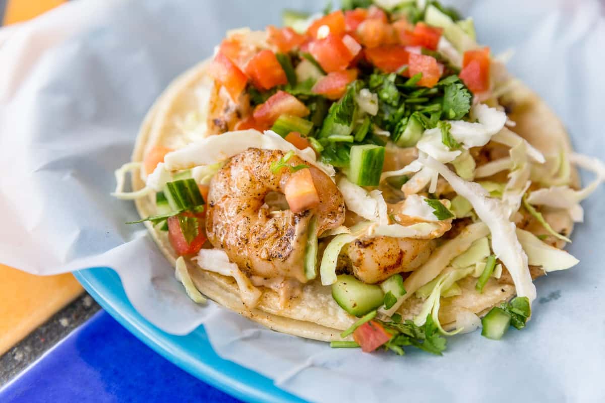 shrimp tacos