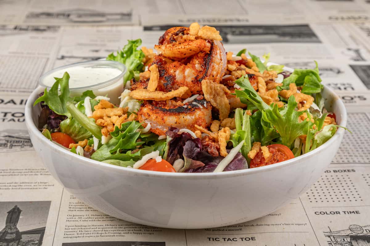 Blackened Shrimp Boathouse Salad