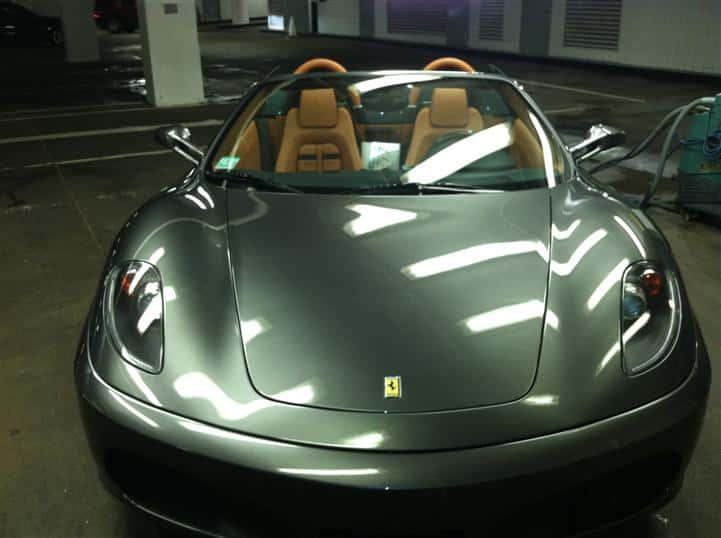 silver car