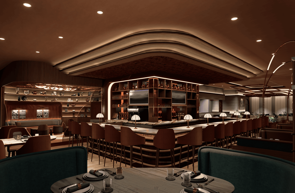 Bar area at Kirkwood