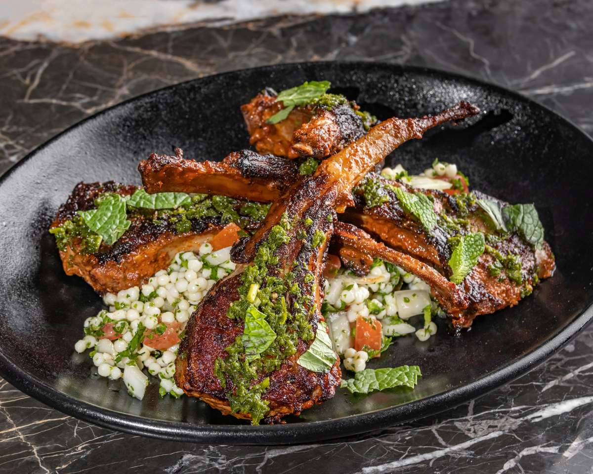 Corn Smoked Lamb Chops