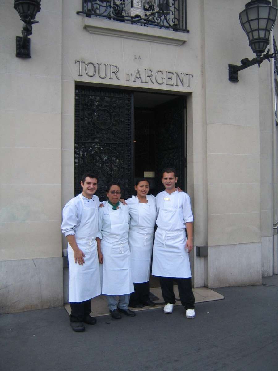 David Cordua and team at La Tour d'Argent