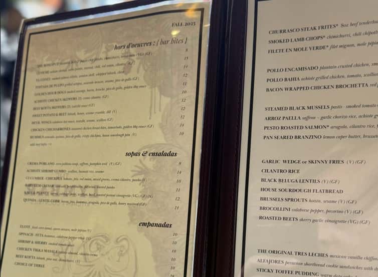 Lymbar Fall Menu