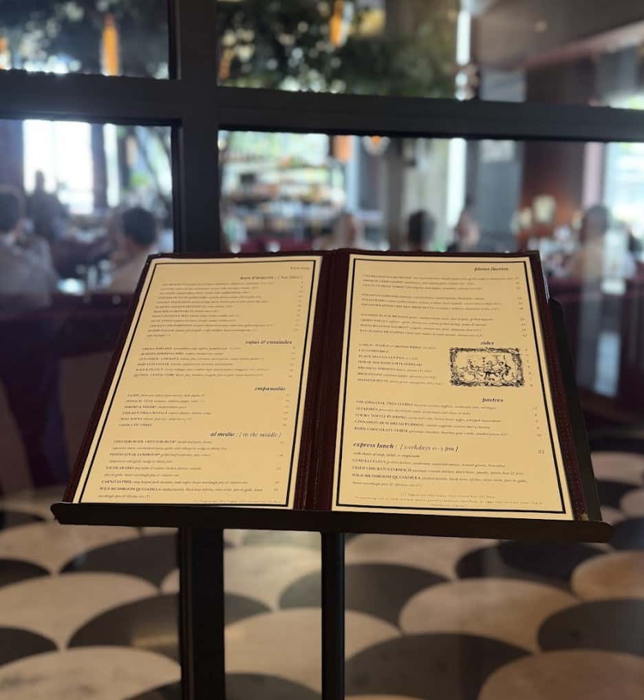 new menu