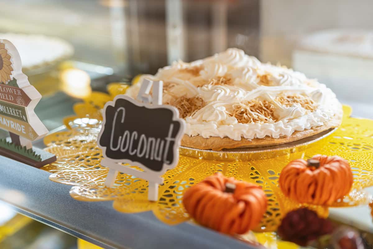 Pie and cream