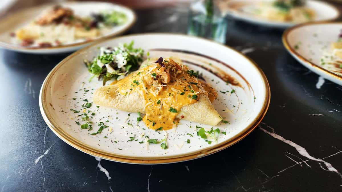 Lobster & Shrimp Crepe